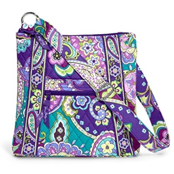 Vera Bradley Handbags - Vera Bradley Heather Large Hipster Crossbody Bag Shoulder Purse Retired 2013